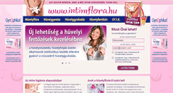 Desktop Screenshot of intimflora.hu